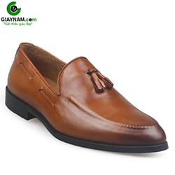 Giày lười nam da trơn nơ quả chuông; GL2121N
